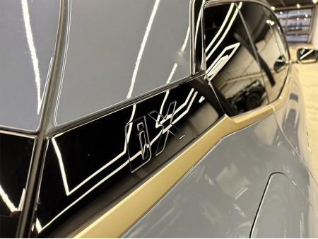 Лекала на глянцевые вставки в заднее крыло BMW iX (2021)