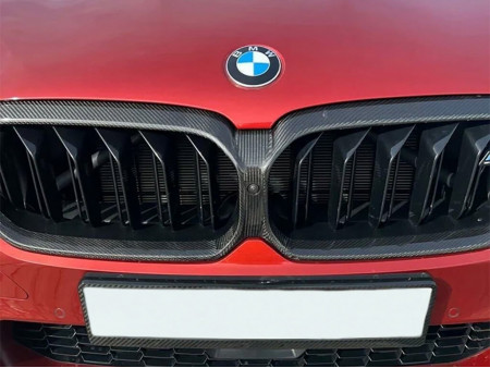 Комплект лекал для ламелей решетки радиатора BMW m5 (2020)