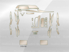 Комплект лекал для салона Cadillac Escalade (2021)
