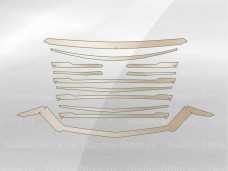 Комплект лекал для решетки радиатора Cadillac Escalade (2021)