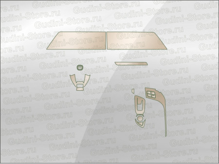Схема электронных лекал (выкройка) для защиты салона (интерьера) автомобиля Changan UNI-T (2023)