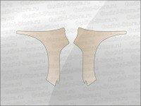 Changan UNI-T (2023): передние крылья (электронные лекала)