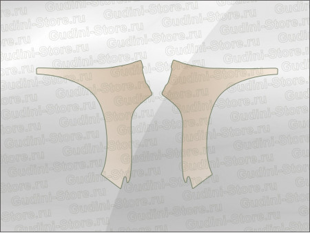 Changan UNI-T (2023): передние крылья (электронные лекала)