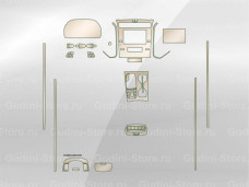 Комплект лекал для салона Hyundai Tucson (2021) мультимедиа 8"