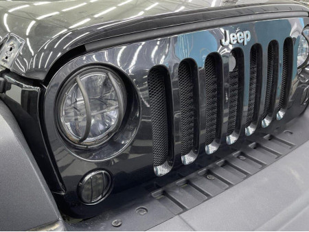 Комплект лекал для передней оптики с металлической окантовкой Jeep Wrangler (2015-2018) Rubicon 4 door