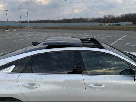 Электронные лекала для глянцевых стоек дверей автомобиля Kia K8 (2021)