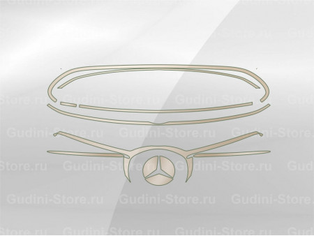 Комплект лекал для решетки радиатора Mercedes-Benz Е (2020)