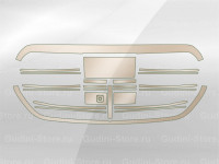 Комплект лекал для решетки радиатора Mercedes-Benz S-class (2021)