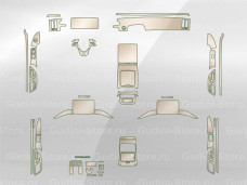 Комплект лекал для салона Mercedes-Benz S-class (2021) (223)