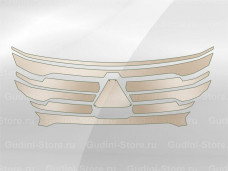 Комплект лекал для решетки радиатора Mitsubishi Pajero Sport (2021)