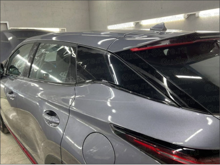 Комплект электронных лекал на молдинги вокруг окон дверей с глянцевыми стойками автомобиля Omoda C5 (2022)
