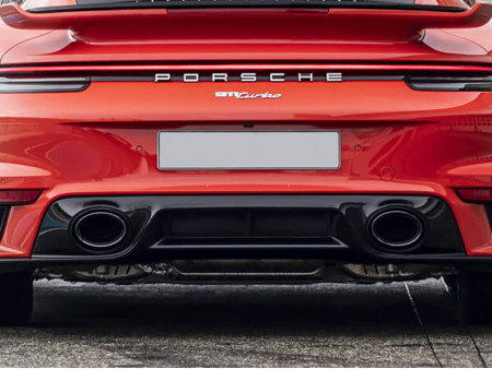 Лекало для диффузора и вставок заднего бампера Porsche 911 (2020) Turbo