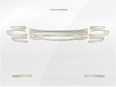 Комплект лекал задних фонарей Porsche Macan (2020)