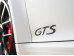 Лекало букв GTS на модели марки Porsche